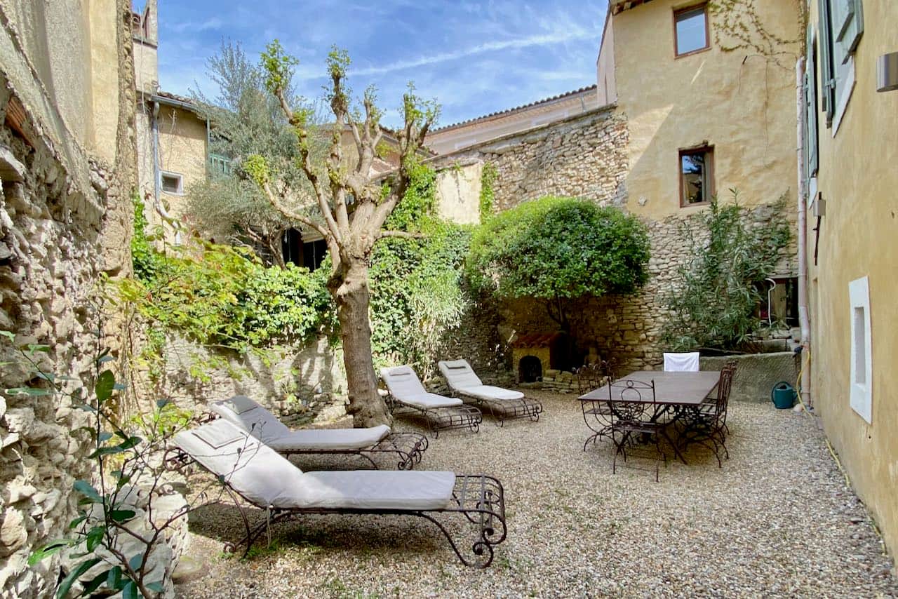 Courtyard in spring