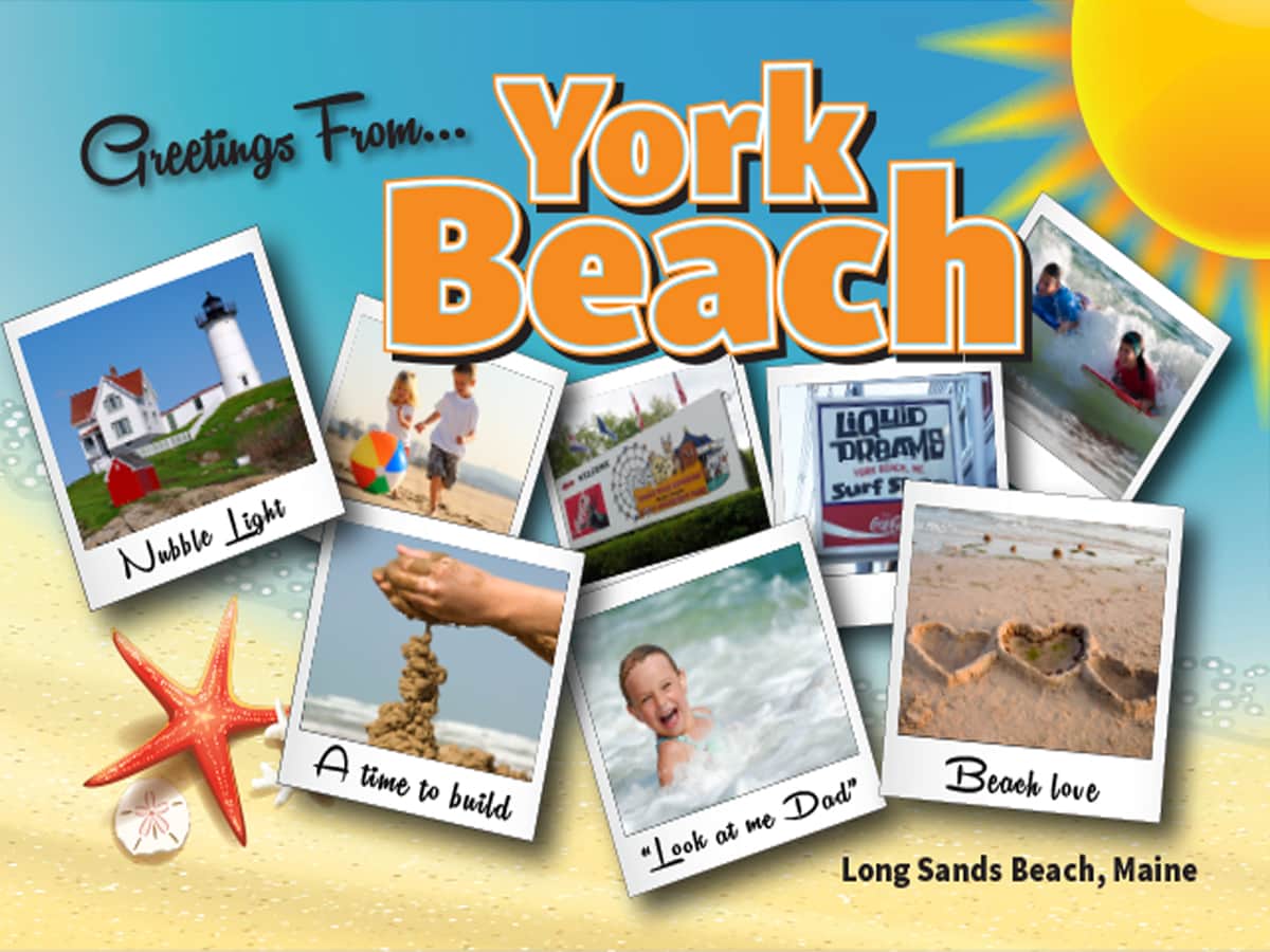 Greetings from York Beach, Maine
