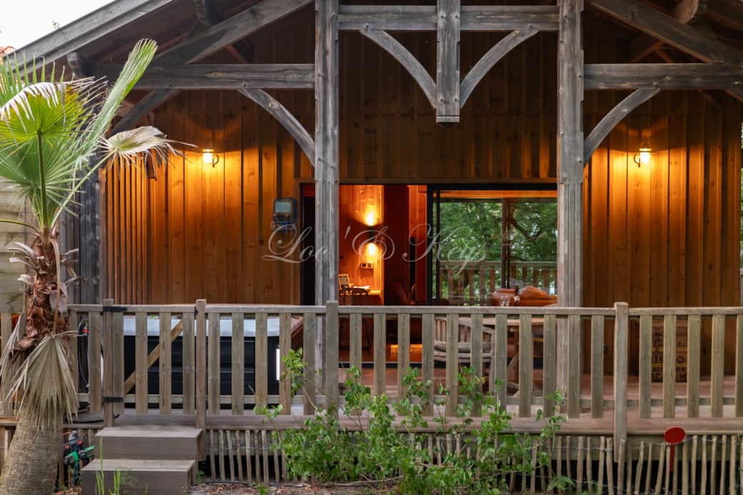 Lodge le soir 