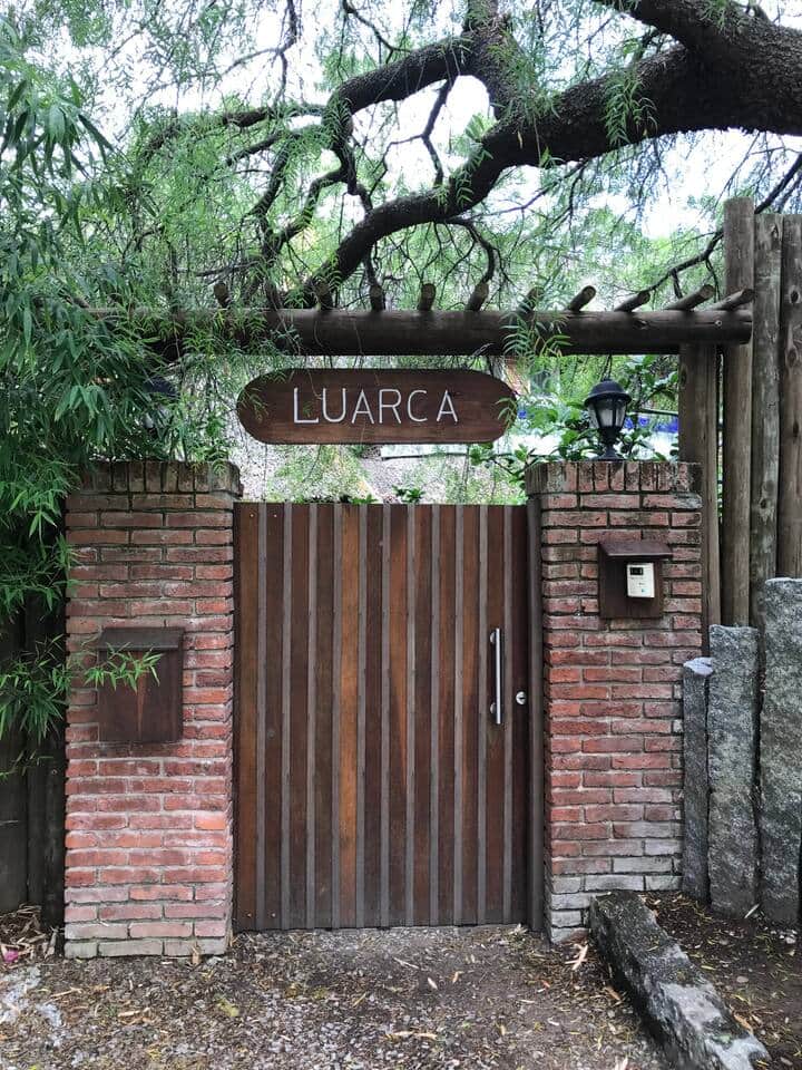 Private street gate leading into the house Private street gate leading into the house