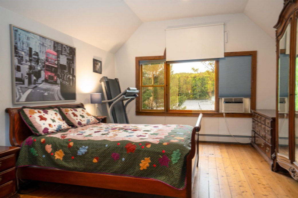 Wake up to calming water views from the master suite