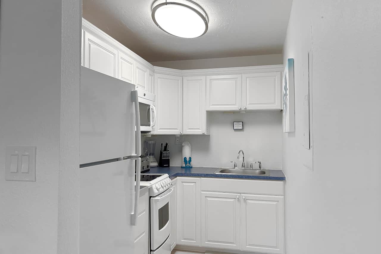Unit #21 Full size appliances - equipped with everything you need to cook and serve meals