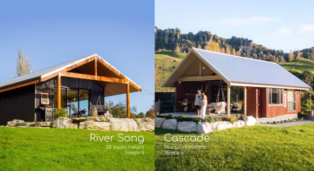 Ripples Retreat Waitomo NZ – Two Luxury Riverside Cabins for Couples, Families & Small Groups