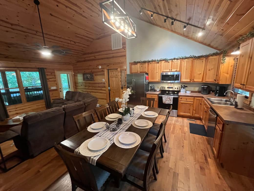 Open floor plan ideal for families