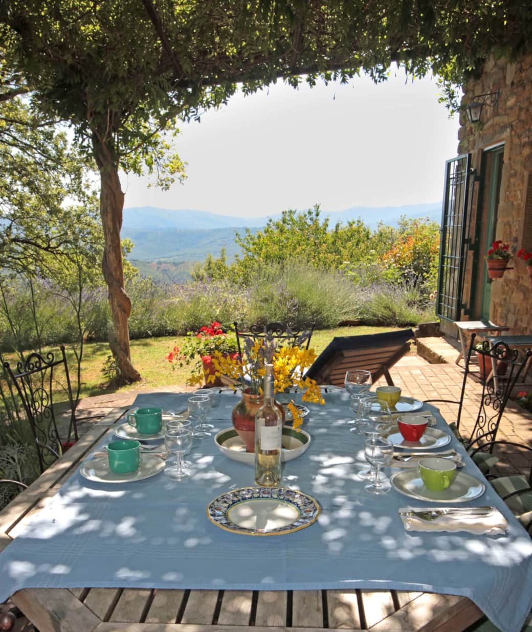 La Quercia--Ground Floor Terrace and Entrance