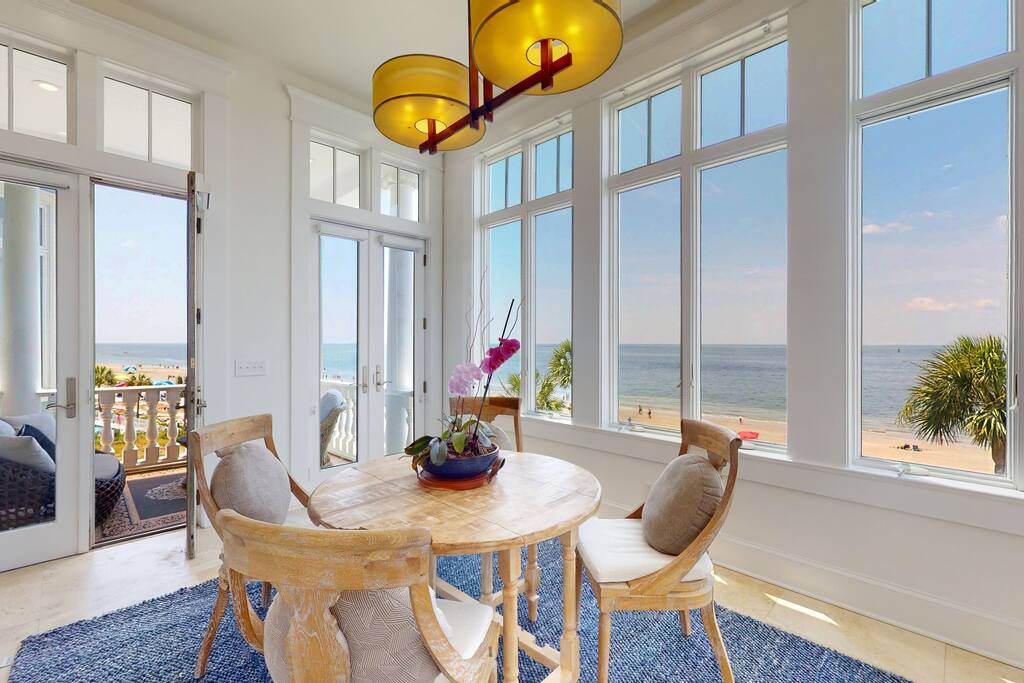 Breakfast area - look at the views! - third floor