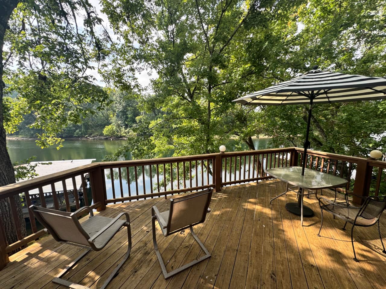 Looking off the deck