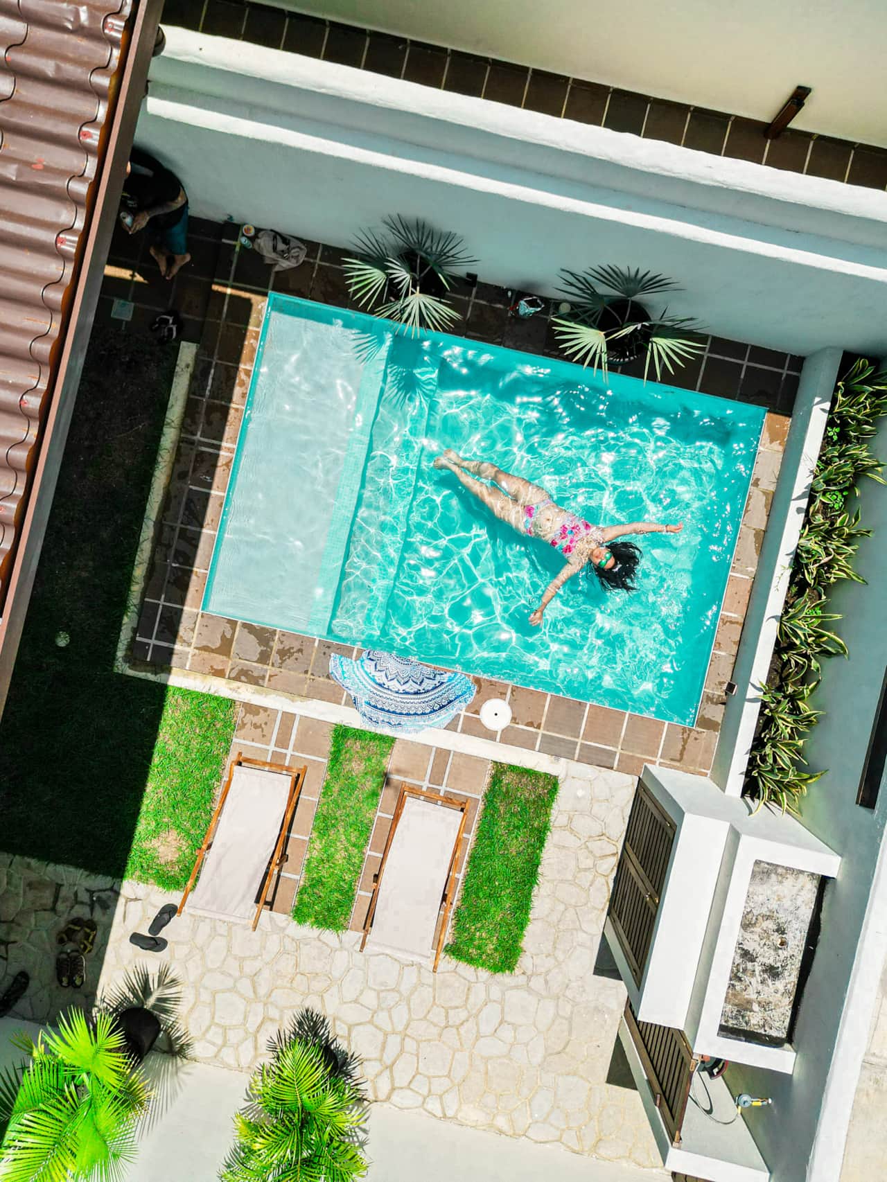 Your private pool awaits at this gorgeous cabin rental in Pedasi, Panama.