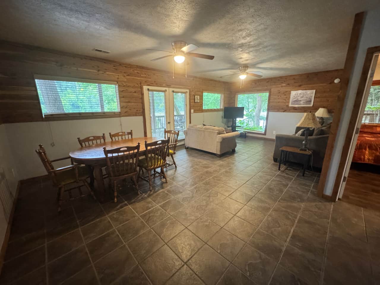 Looking in from front door