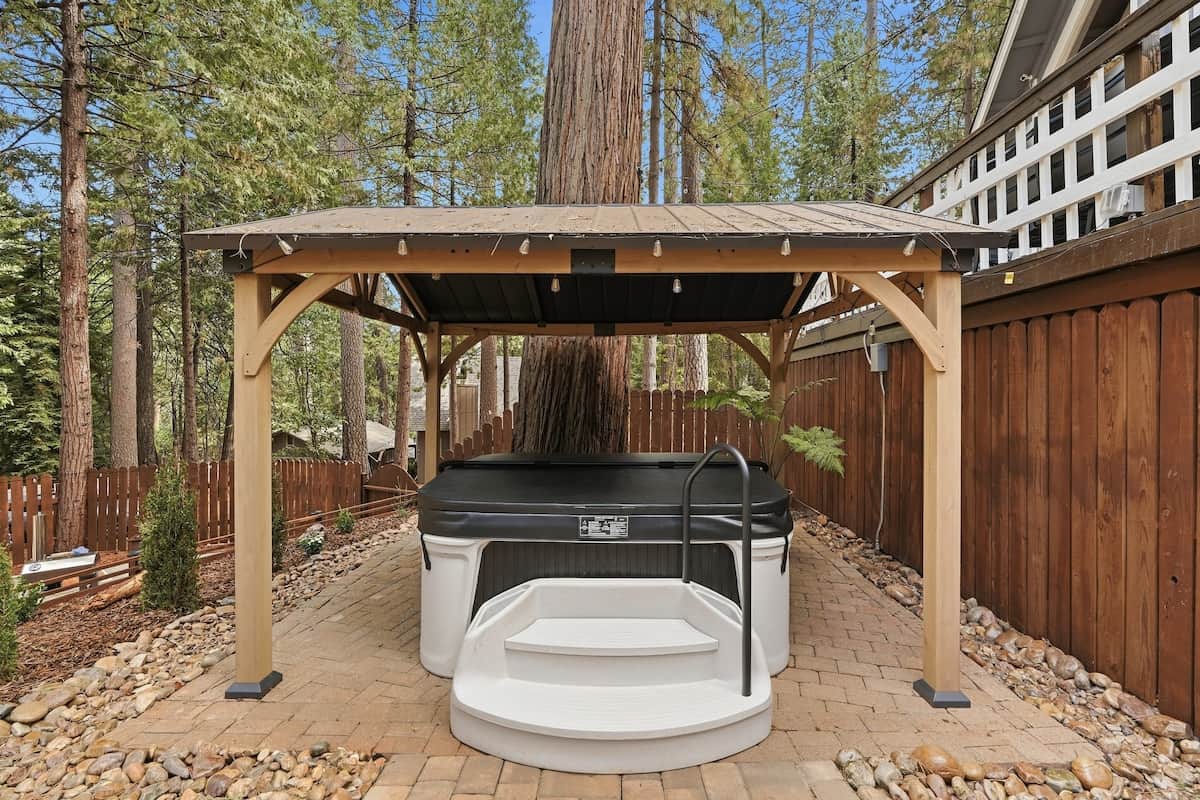 Hot Tub — Covered private spa