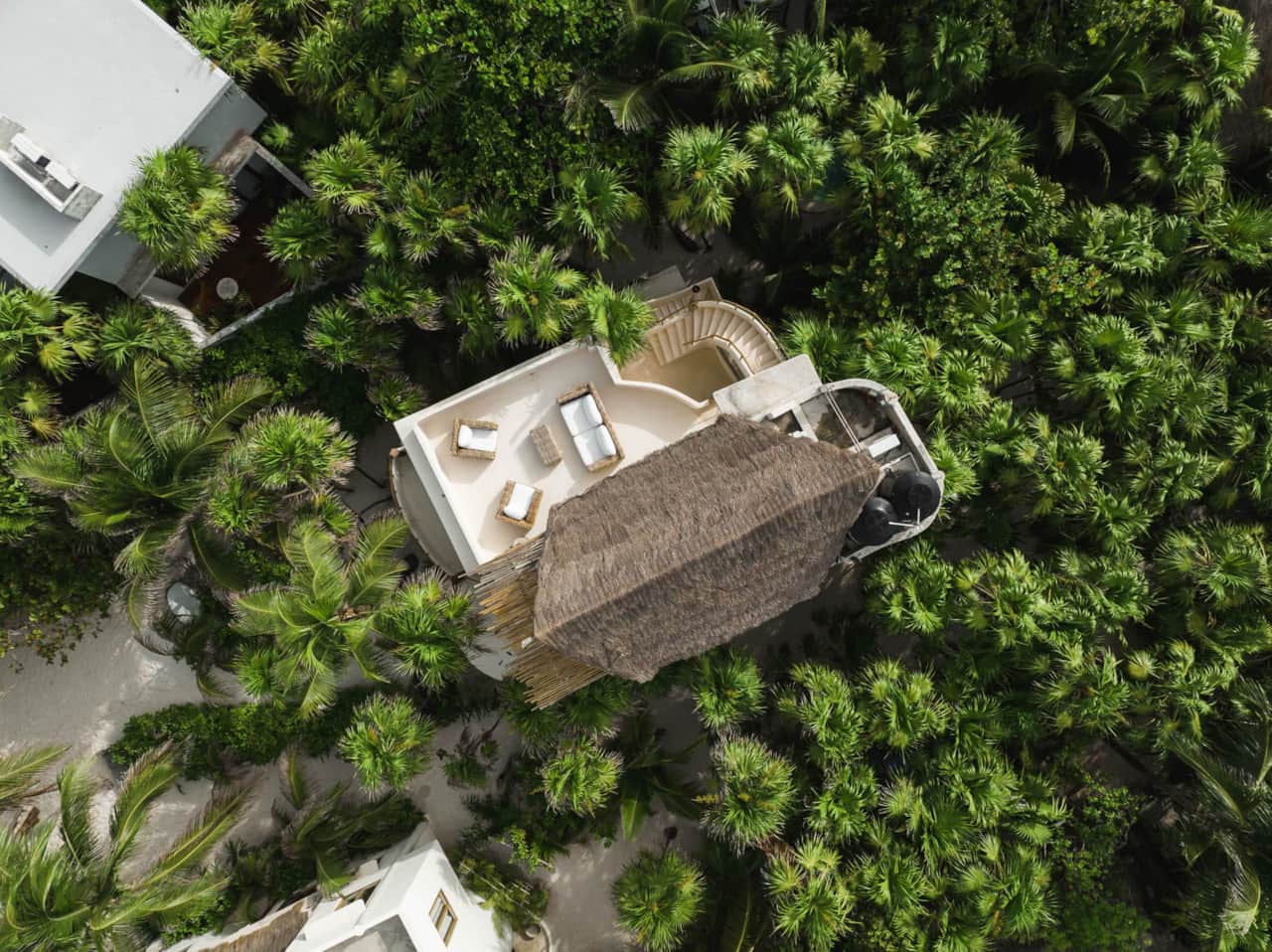Casa de las Palmas bird's eye view