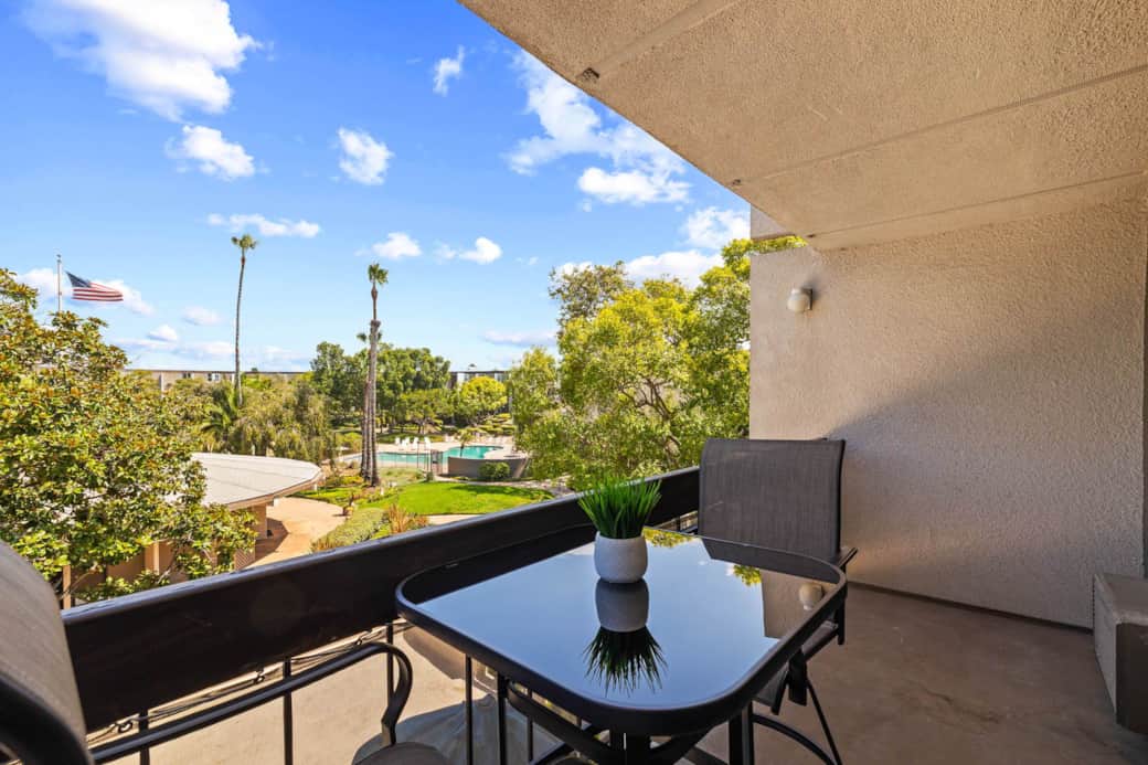 Balcony with Views and Seating Area