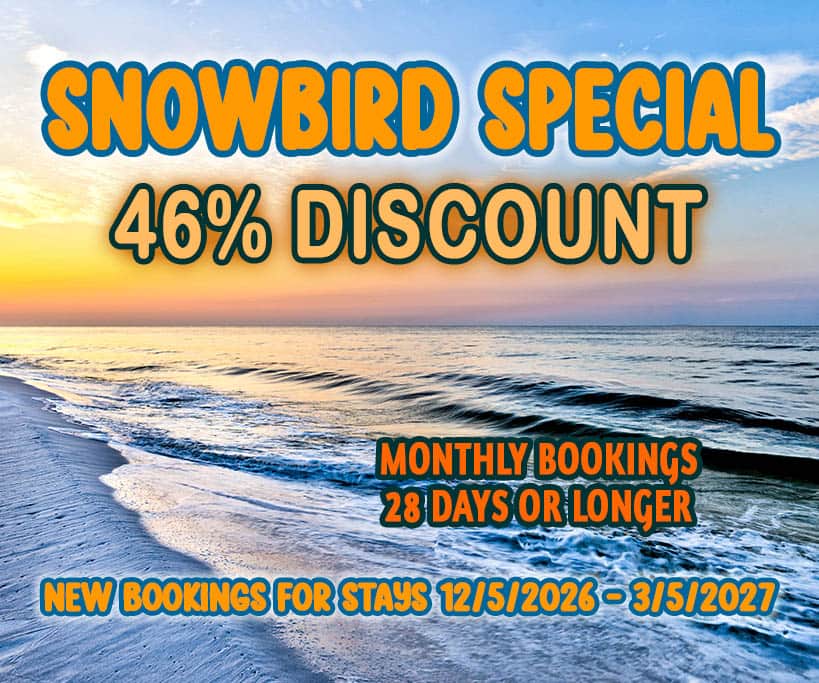 Snowbird Winter Special 2026 - 2027