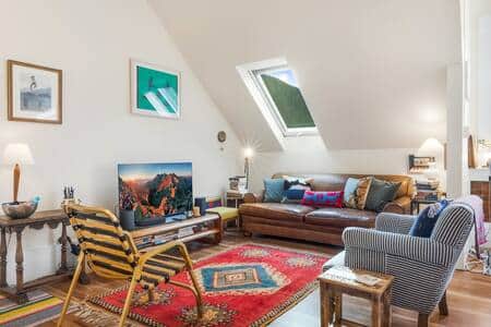 Spacious loft-style living