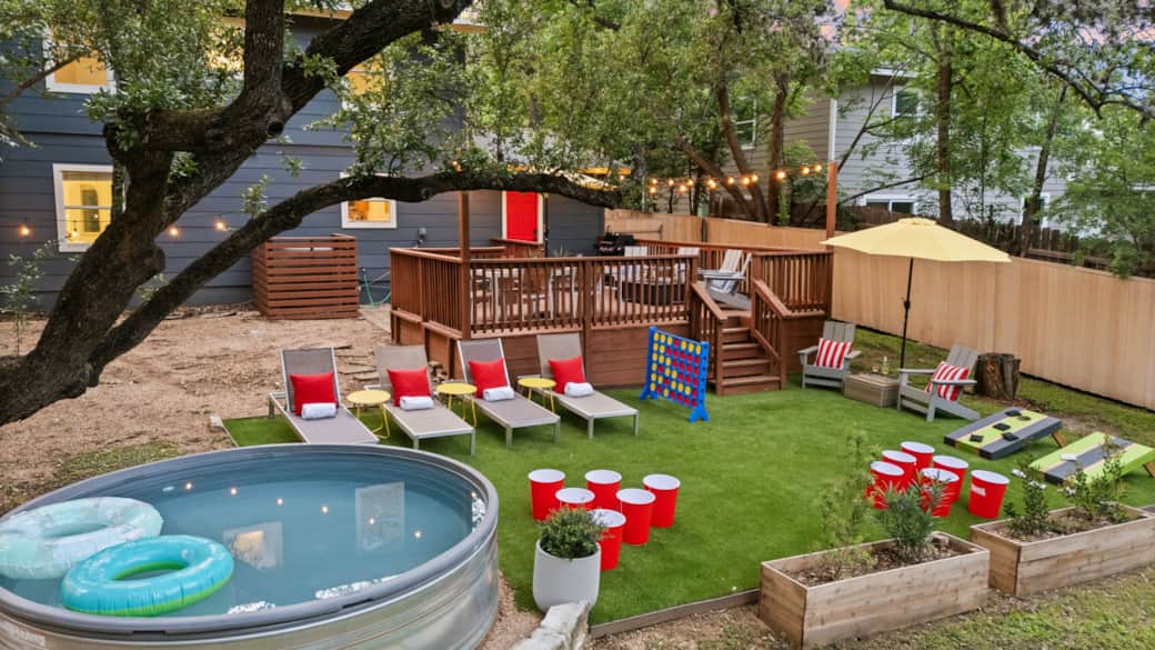 Yard games, Cowboy Pool, Austin fun! Yard games, Cowboy Pool, Austin fun!