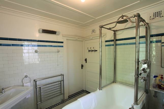 Retro Bathroom with Imported English Plunge Tub