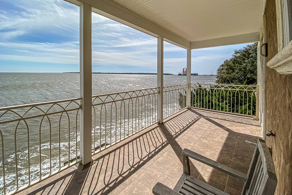 Third floor deck accessible from both second floor bedrooms.
