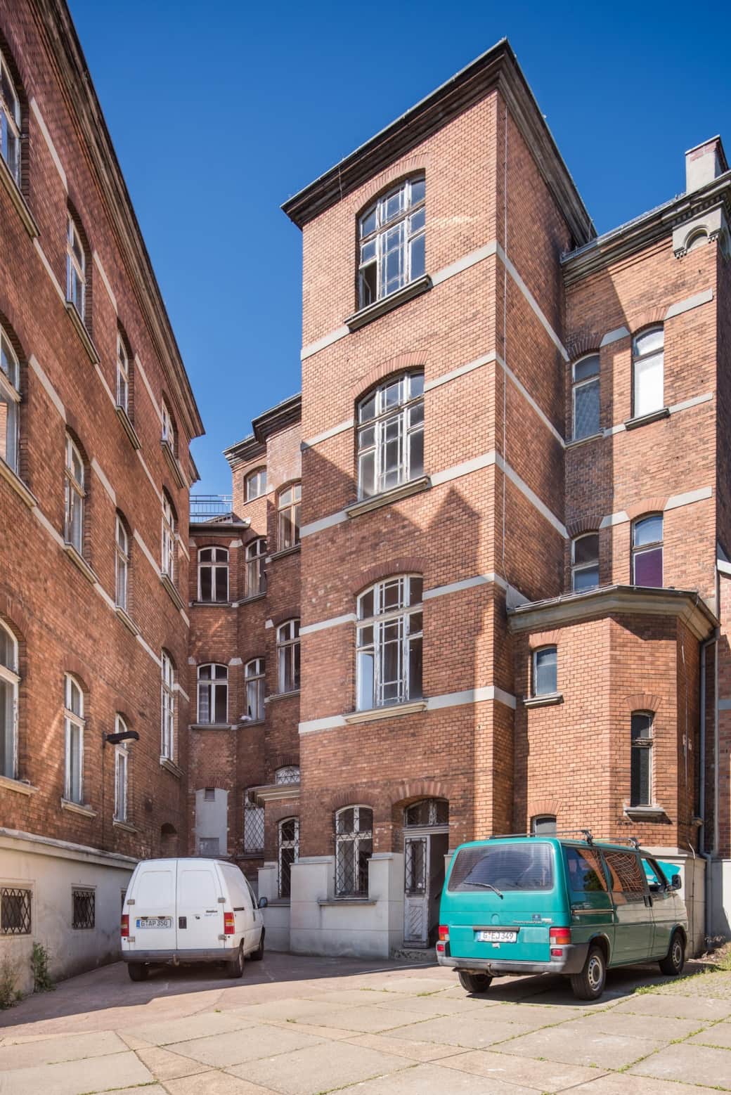 Innenhof vom Stadtgraben aus