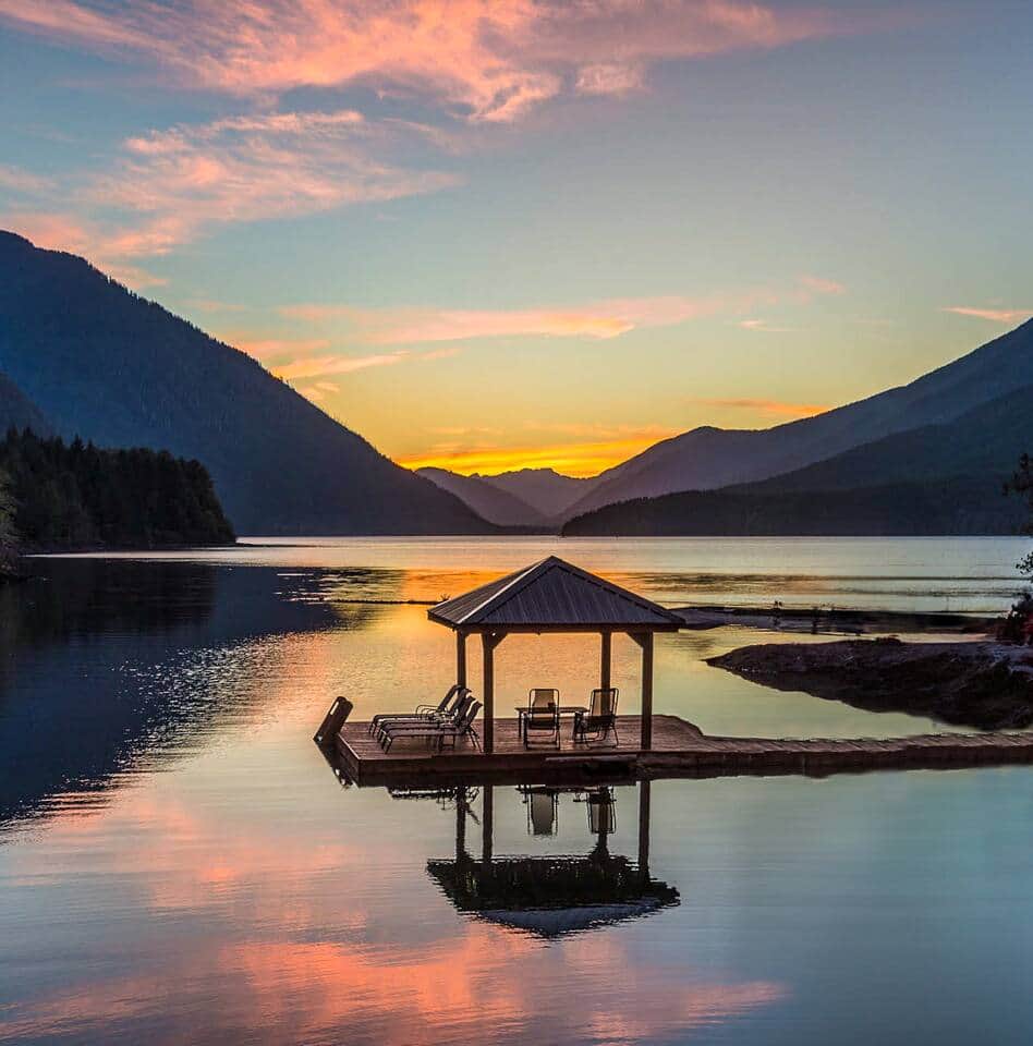Sunset Island Resort. BC's best group rental and events property. Located where old growth forest meets the crystal clear water of Taylor Arm, Sproat Lake.
Accessible by vehicle, boat or float plane. Make this your next group vacation rental. Sunset Island Resort. BC's best group rental and events property. Located where old growth forest meets the crystal clear water of Taylor Arm, Sproat Lake.
Accessible by vehicle, boat or float plane. Make this your next group vacation rental.