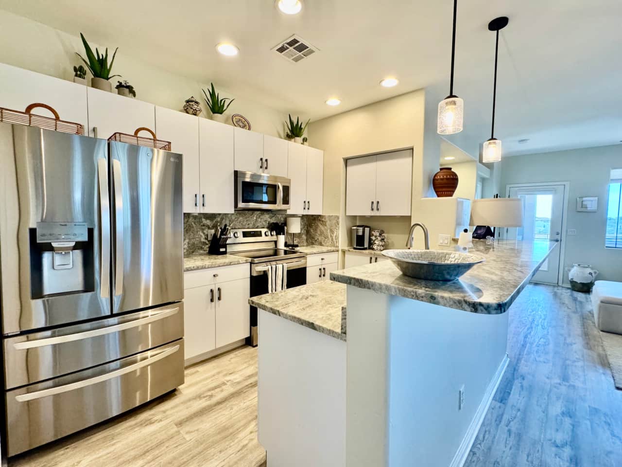 Updated Stainless Kitchen and Bar