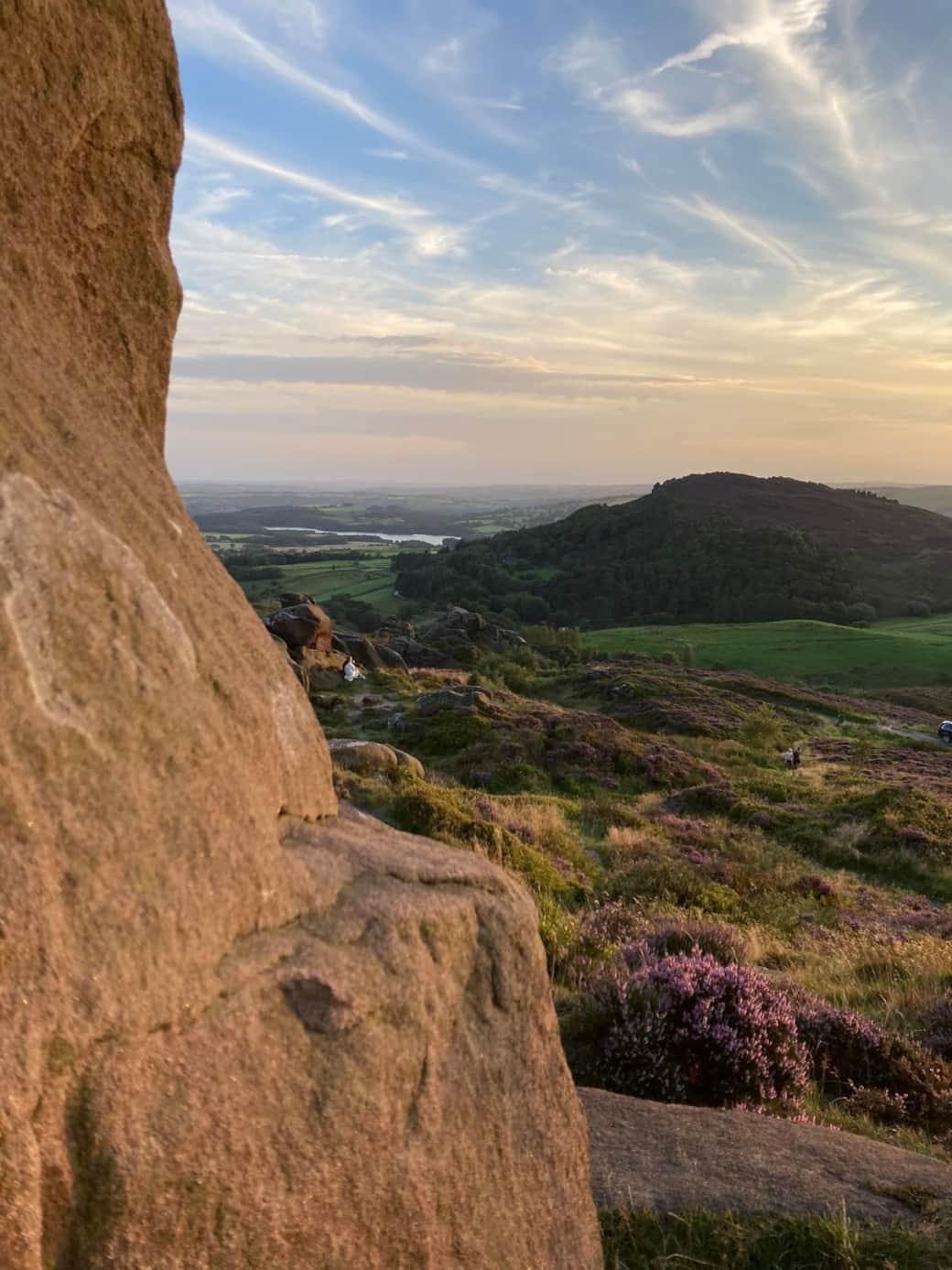 From Ramshaw Rocks, looking down to Hen Cloud & Tittesworth.