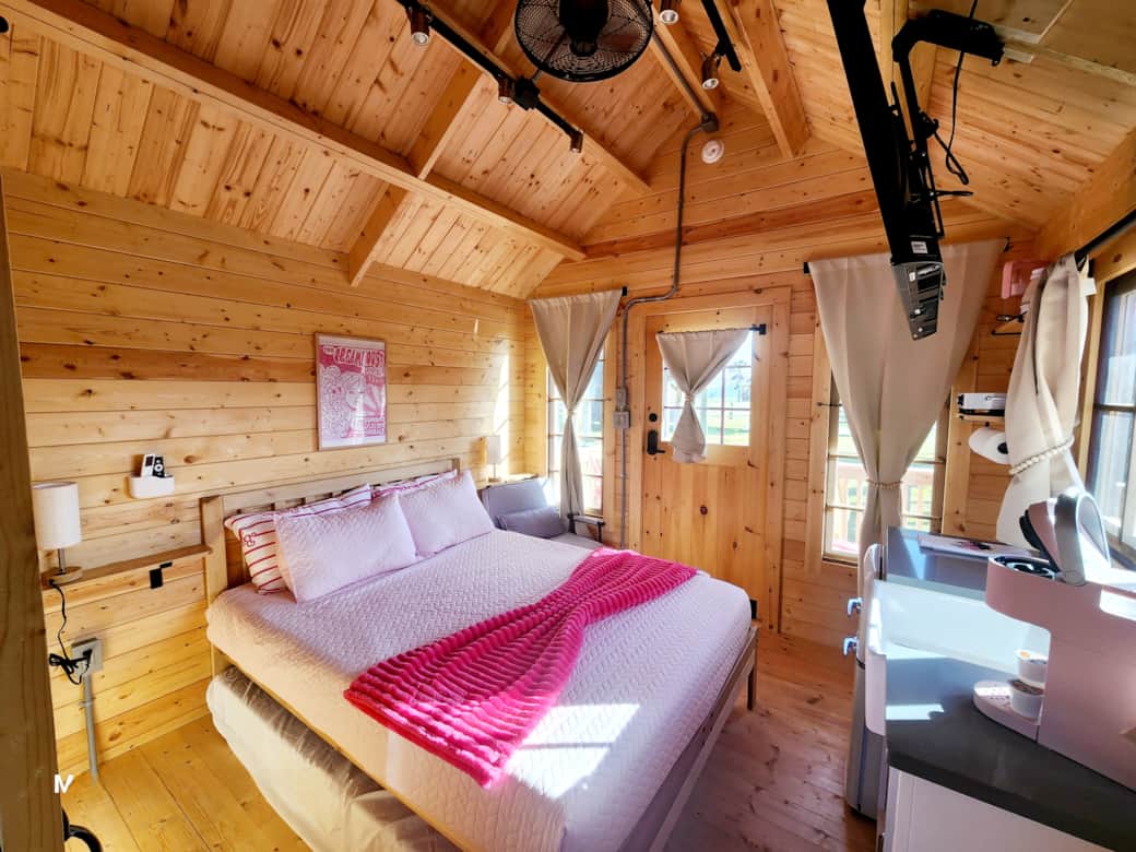 Surrounded by natural Nordic Spruce, you'll be snug and comfortable! 