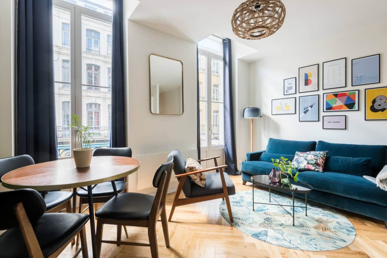 Nicely decorated apartment.