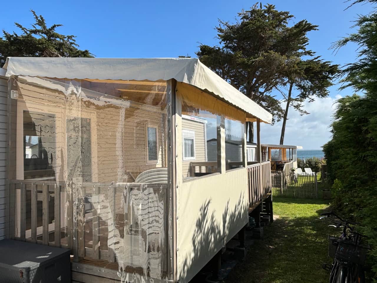 Mobilhome 3 chambres vue mer