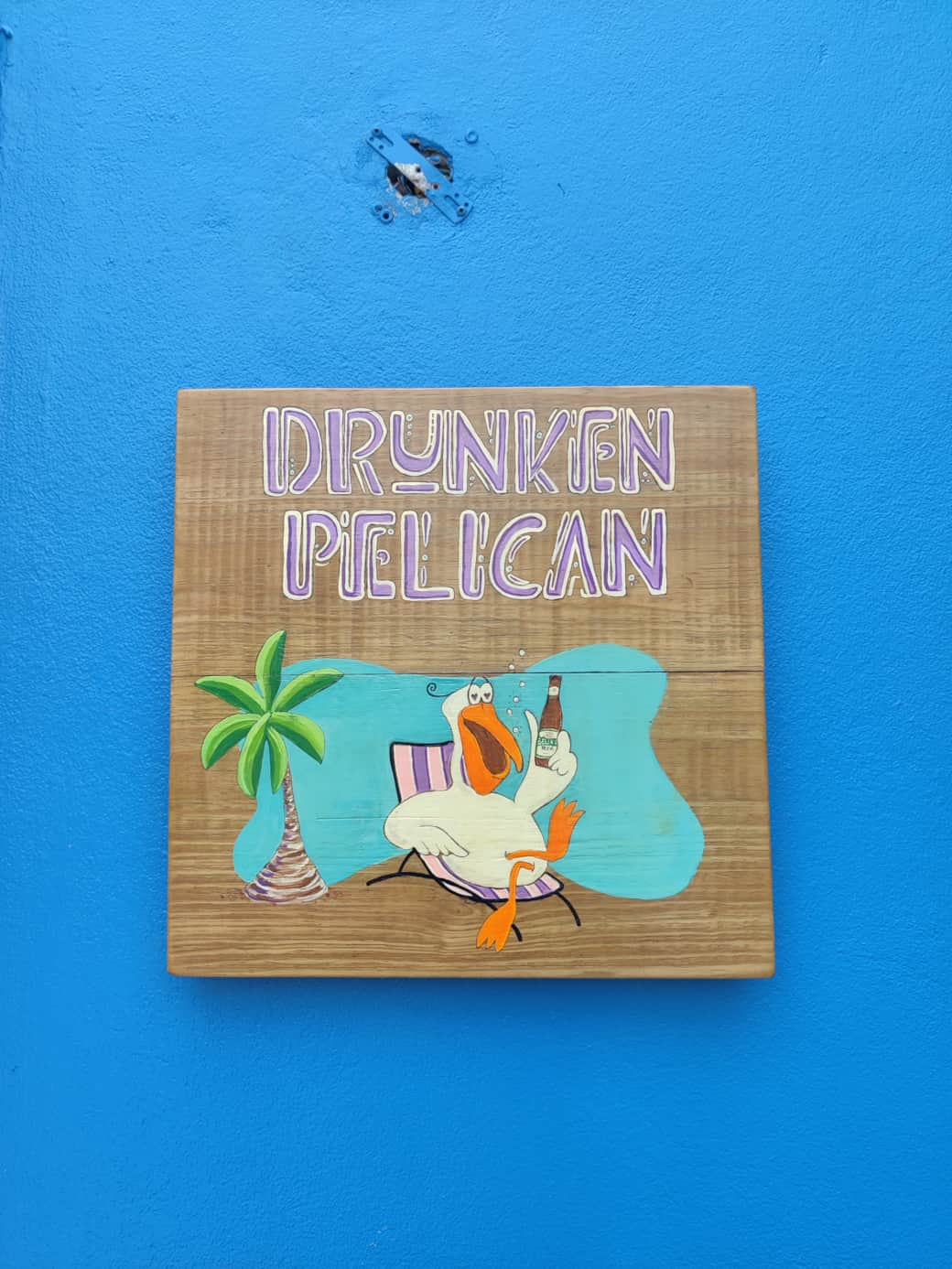 Drunken Pelican Sign Drunken Pelican Sign