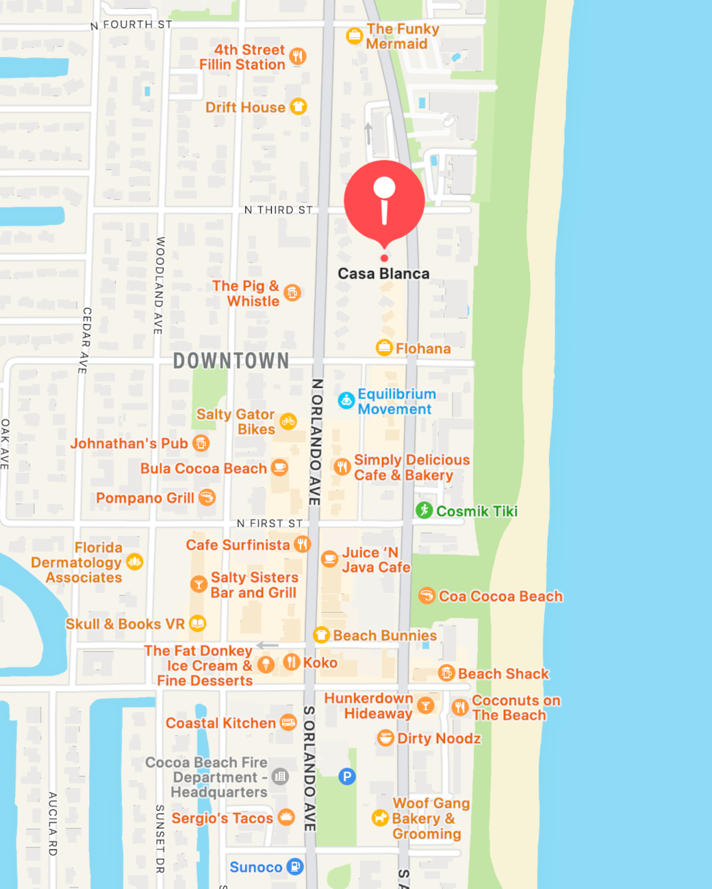 Map of the property location