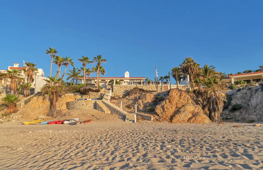 Beach view of Property