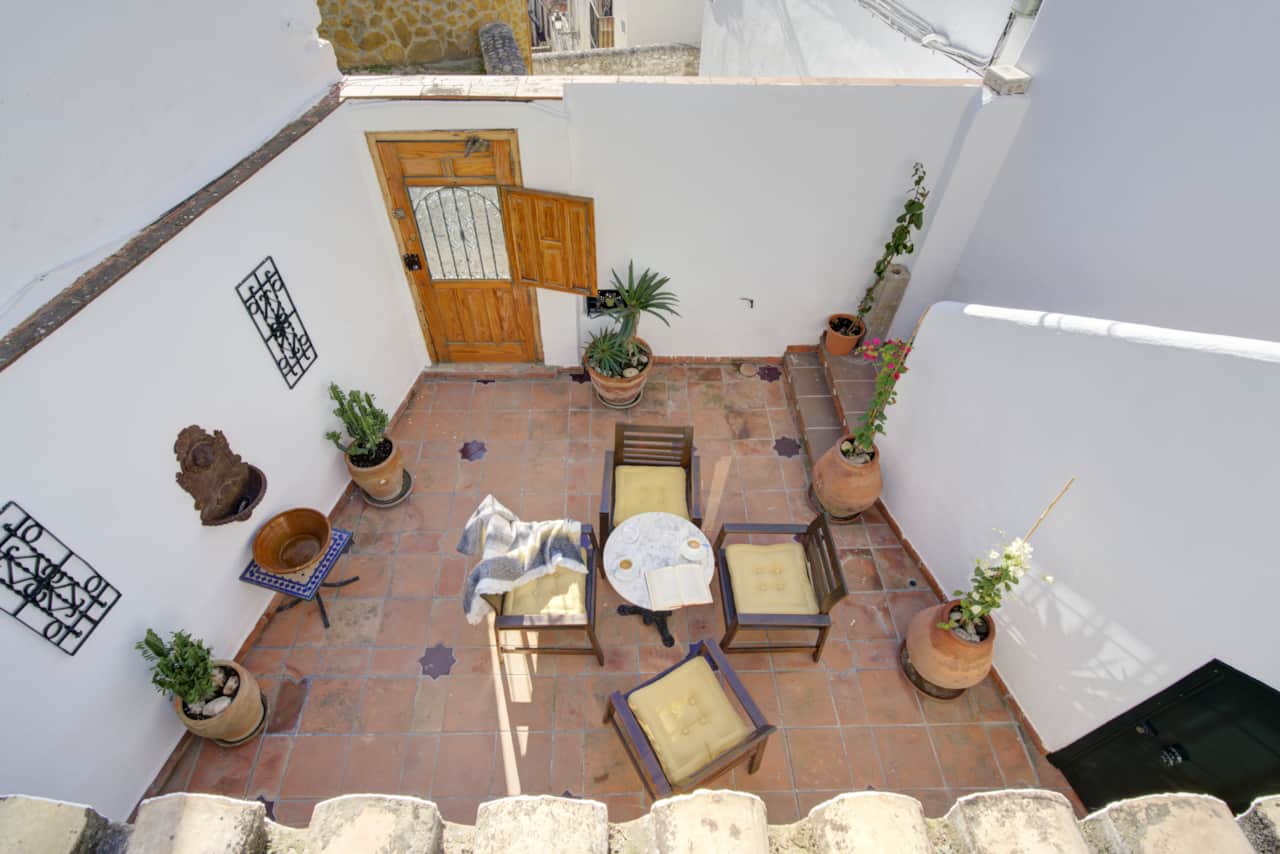 Terraza desde arriba
