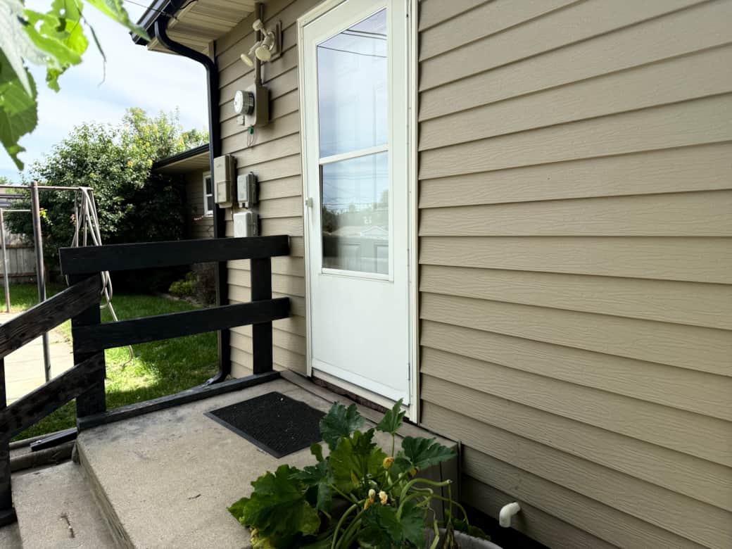 Back door Judy House