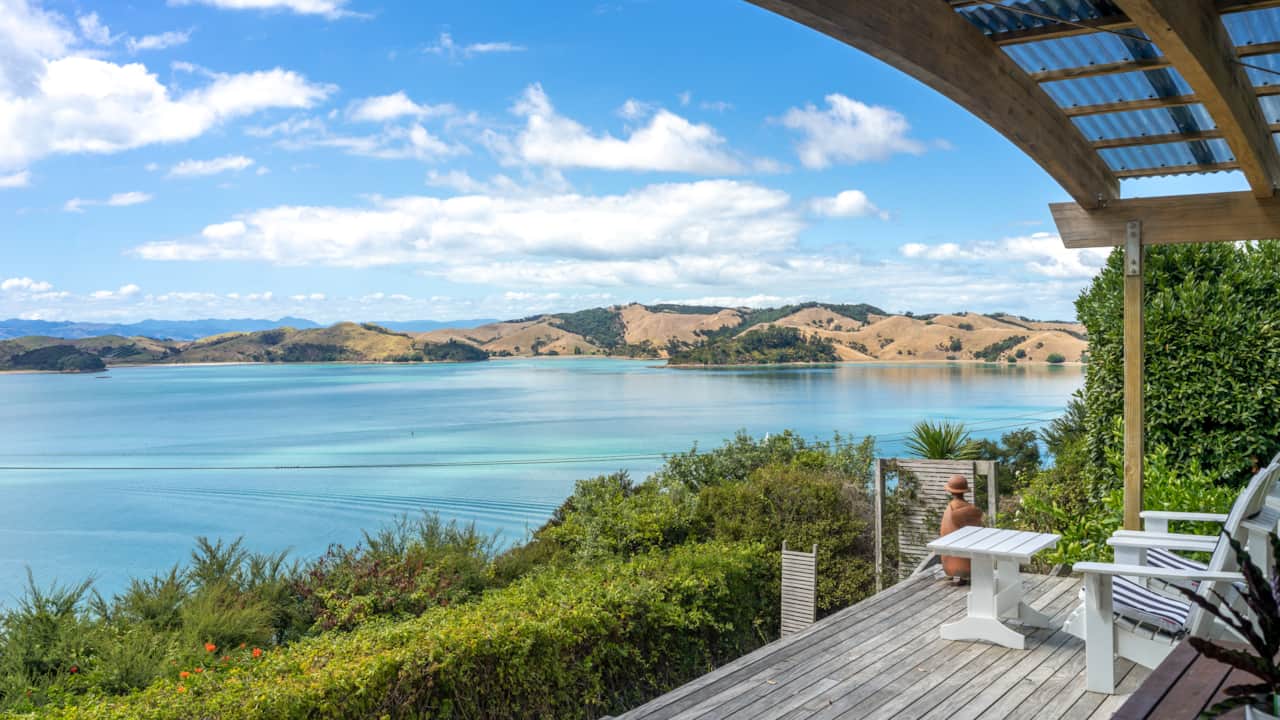 View from the front deck