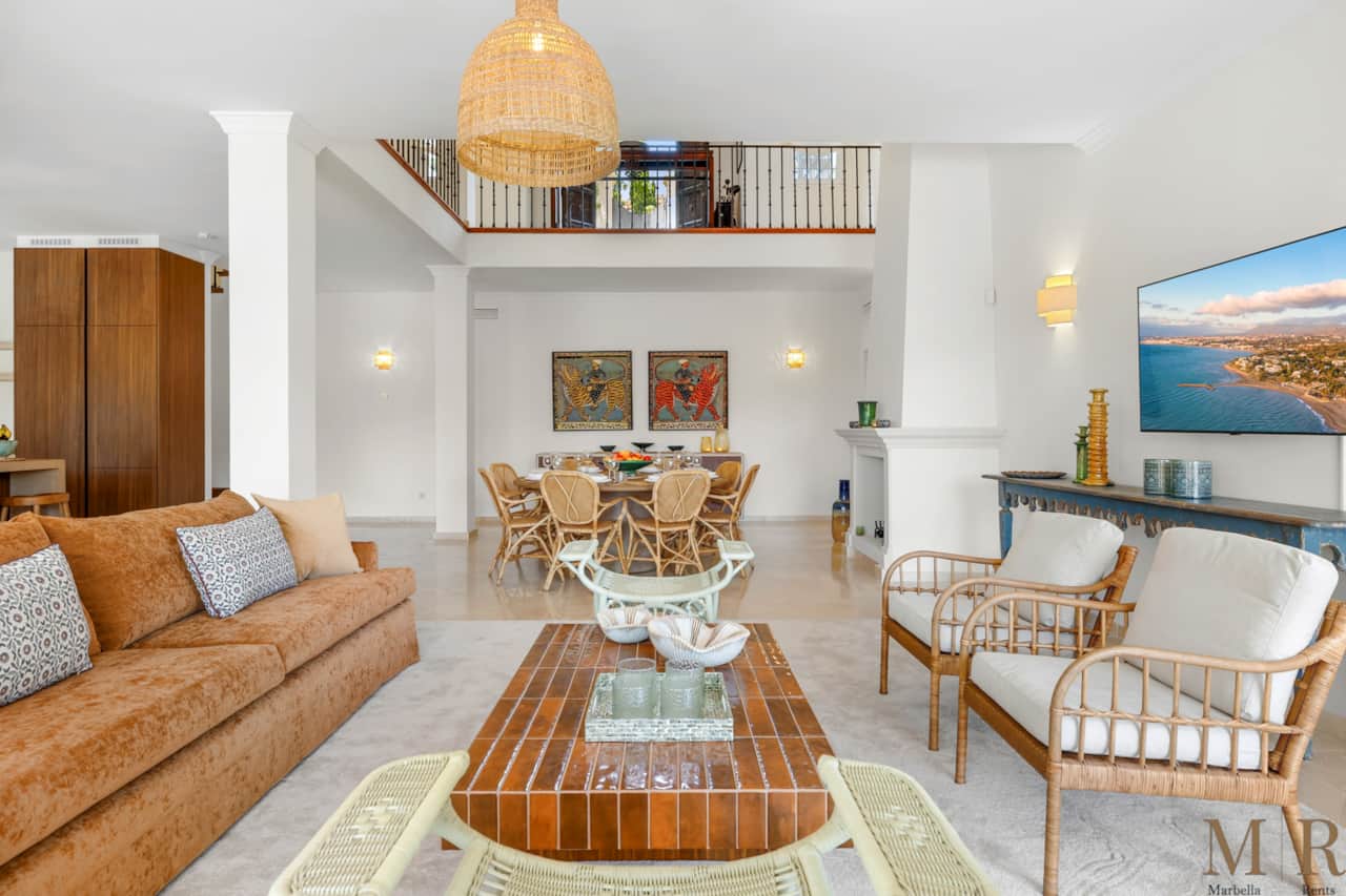 Open plan living.