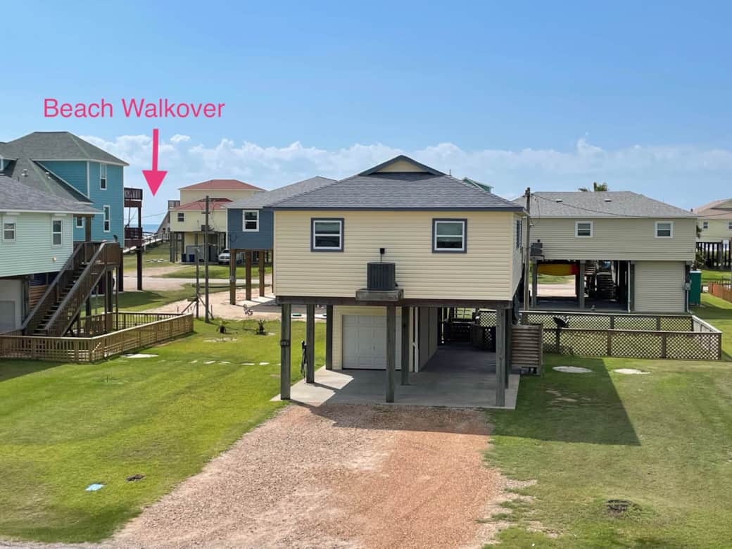 Sunshine Daydream Street View with beach walkover noted Surfside Beach Texas