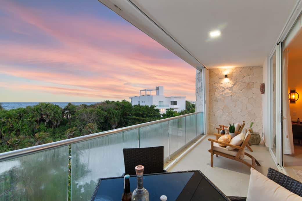 Enjoy a private balcony with ocean views—perfect for coffee or meals.