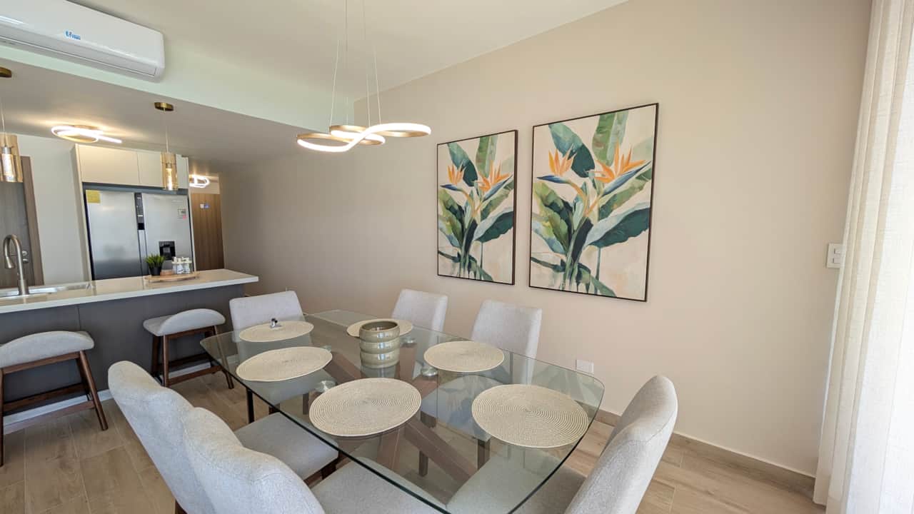 Cana Life Luxury | City Beach -Pool View Dinning Area