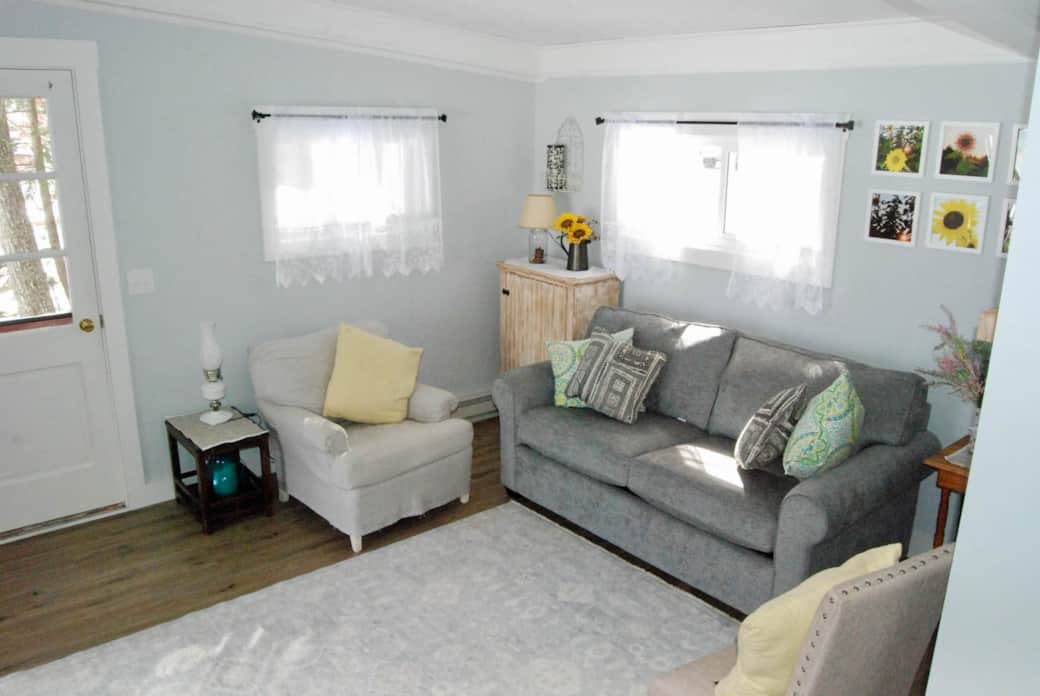 Recently renovated living space