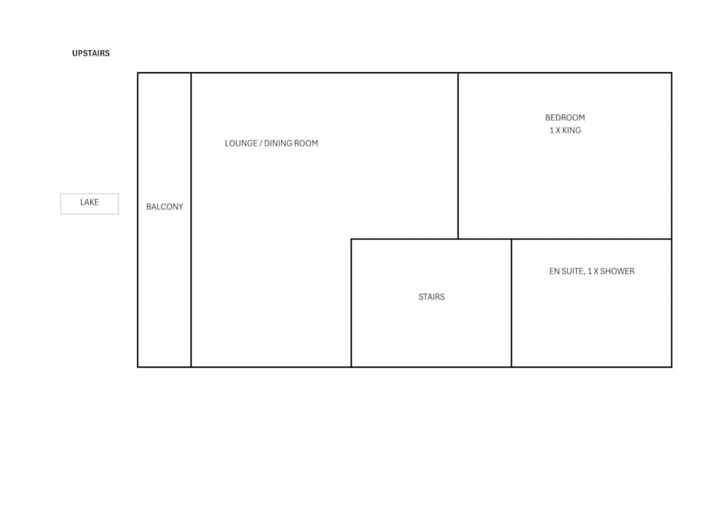 Upstairs floorplan