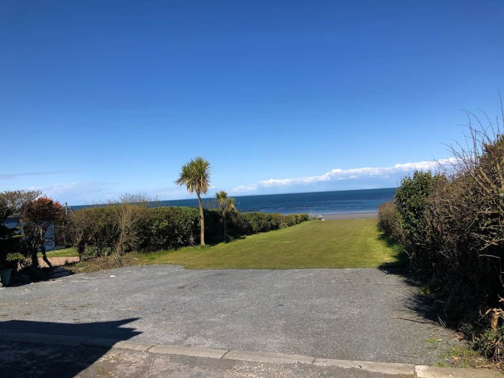 Car parking area & garden