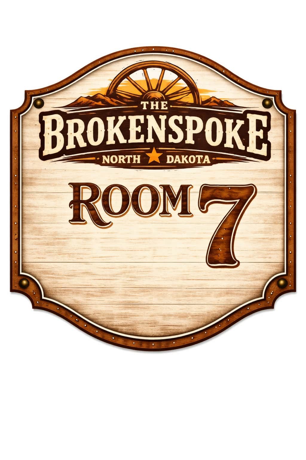 Room 7 sign