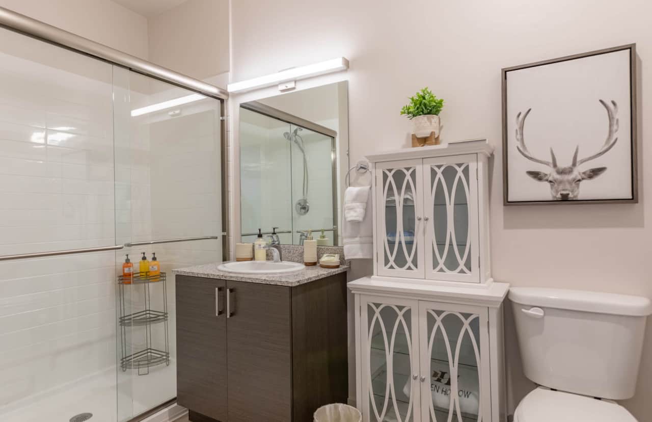 Bathroom with Shower