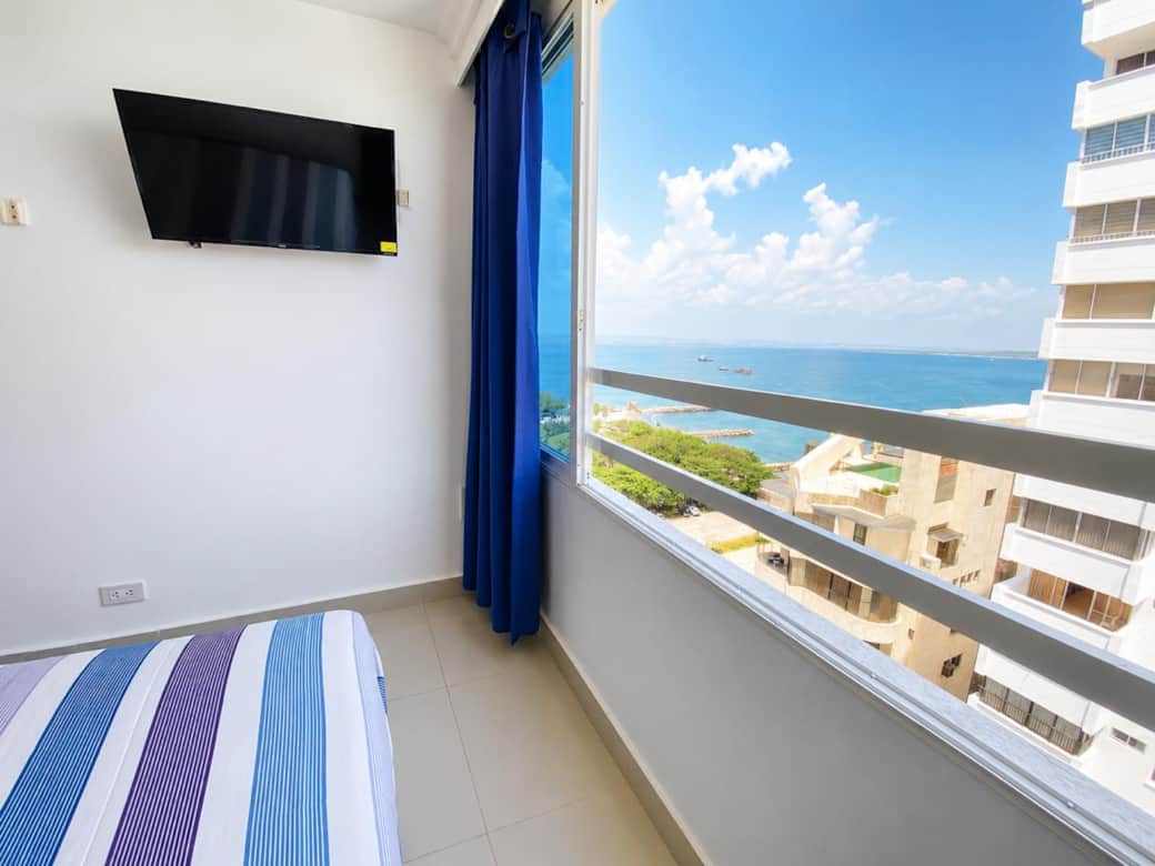 Vista al mar desde la habitación