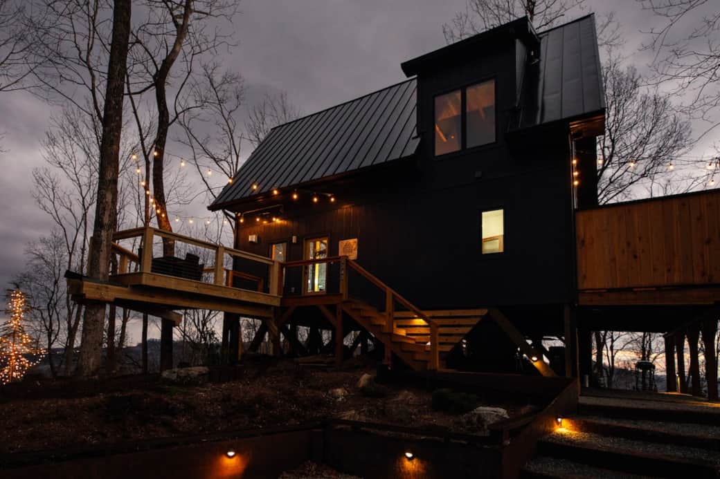 Entrance and deck. Entrance and deck.