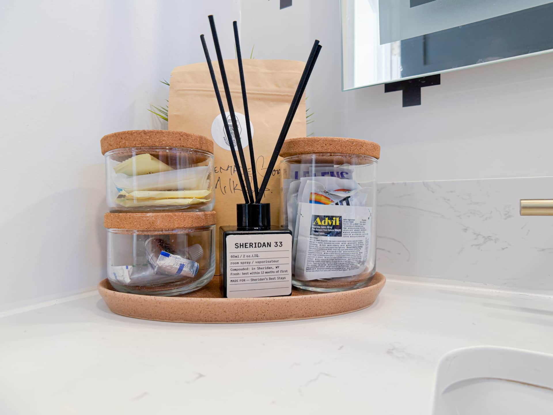 Wayfarer Bungalow coffee setup