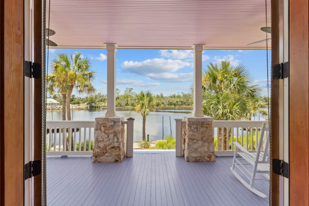 Porch view from Entrance