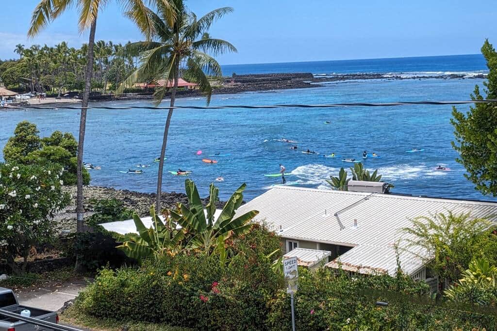 Photo taken from lanai
