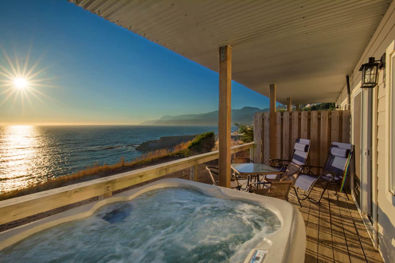 View from the unit  Stunning Oceanview in Shelter Cove, CA