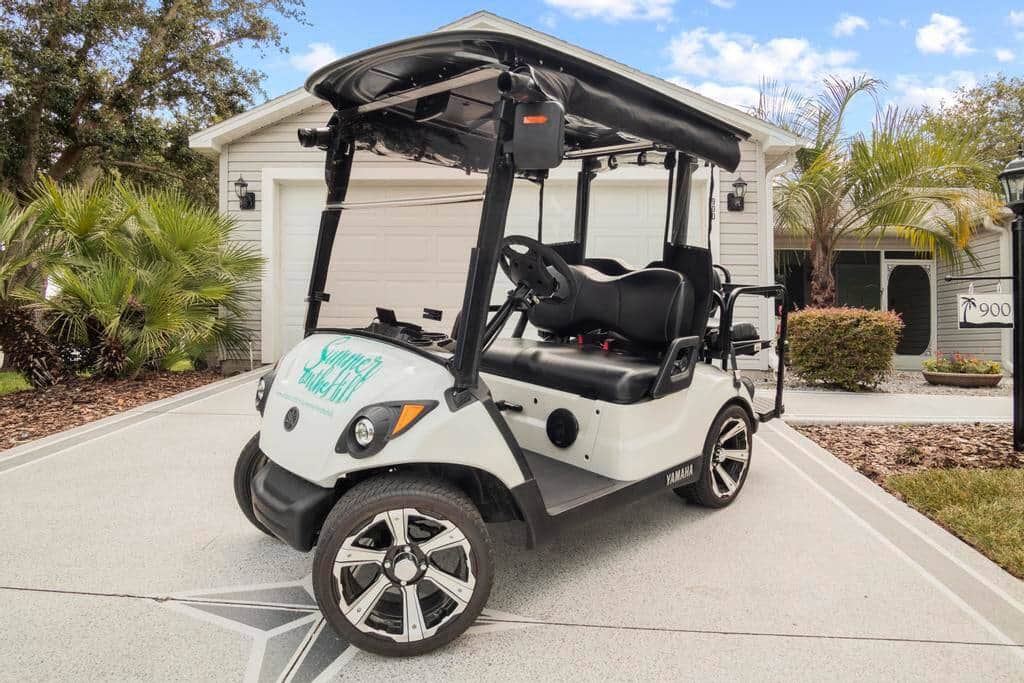 2021 Yamaha Quiet-tech golf cart included!